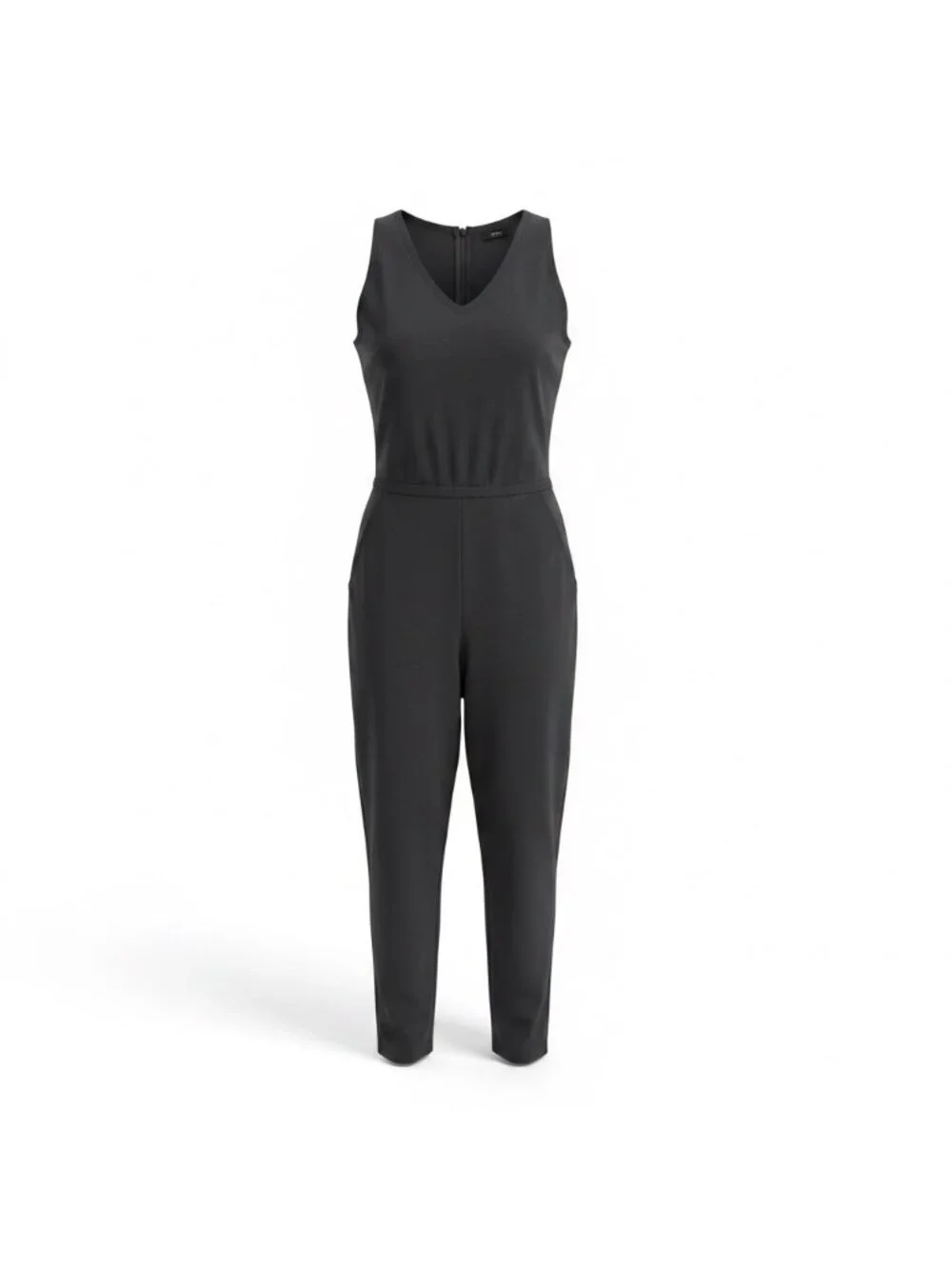 Athleta Womens Black Brooklyn Jumpsuit Sleeveless V-Neck Style Size 6
